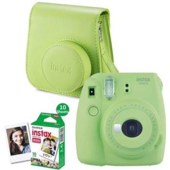 FUJIFILM INSTAX MINI 9 LIME GREEN + 10 FILMOV + PUZDRO SET (2018)