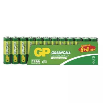 GP ZINKOVA BATERIA GREENCELL AA (R6) 12SH