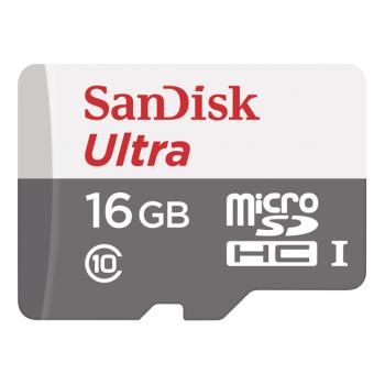 HAMA 173395 SANDISK ULTRA MICROSDHC 16 GB 80 MB/S CLASS 10 UHS-I