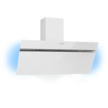 KLARSTEIN ALINA, DIGESTOR, 90 CM, 600 M3/H, SVETLO, SKLENENY PREDNY PANEL, BIELY, 10034107