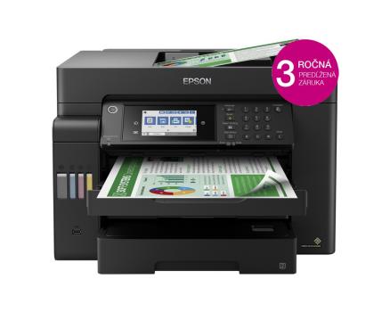 EPSON L15150, A3+, COLOR MFP, FAX, ADF, USB, LAN, WIFI, IPRINT, DUPLEX C11CH72402