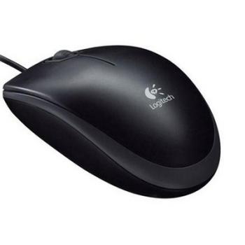 LOGITECH B100 OPTICAL COMBO MOUSE BLACK USB 910-003357