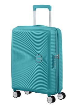 AMERICAN TOURISTER SOUNDBOX SPINNER 55/20 TSA EXP TURQUOISE TONIC vystavený kus