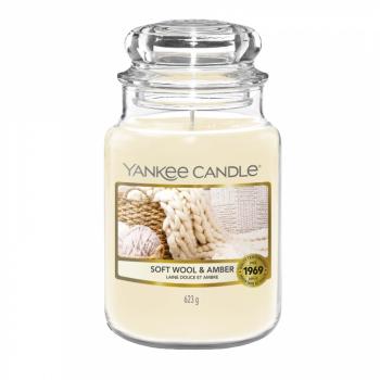 YANKEE CANDLE 1720939E SOFT WOOL & AMBER VELKA SVIECKA 623G