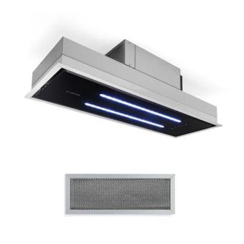 KLARSTEIN HIGH LINE, STROPNY DIGESTOR, 90 CM, 410 M3/H, 75 W, 3 UROVNE, CIERNY, 10033054 vystavený kus
