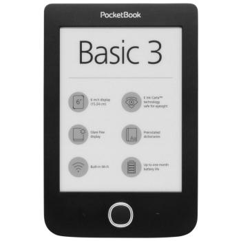 POCKETBOOK 614+ BASIC 3, BLACK
