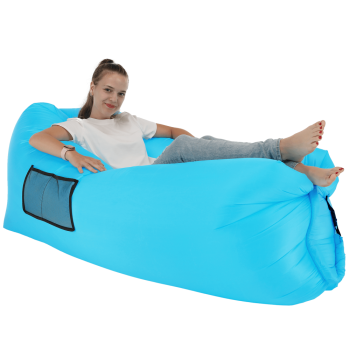 KONDELA LEBAG NAFUKOVACI SEDACI VAK/LAZY BAG, MODRA