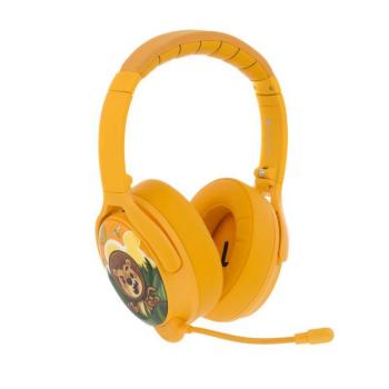 BUDDYPHONES COSMOS+ DETSKE BLUETOOTH SLUCHADLA S ODNIMATELNYM MIKROFONOM, ZLTE