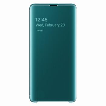 SAMSUNG EF-ZG975CGEGWW PUZDRO PRE GALAXY S10+ CLEAR VIEW COVER, ZELENY