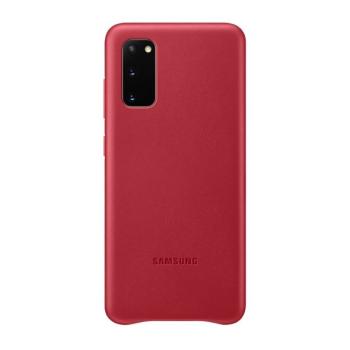 SAMSUNG EF-VG980LR PRE GALAXY S20 LEATHER COVER, CERVENE
