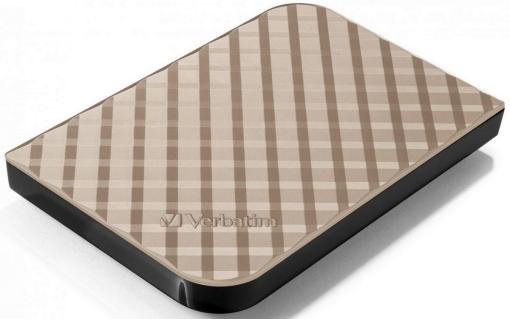 VERBATIM STORE N GO 1TB USB 3.0 ANNIVERSARY EDITION GOLD, GEN2, GREEN BUTTON, EXTERNY