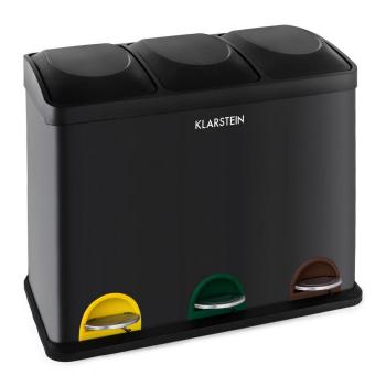 KLARSTEIN OKOSYSTEM ODPADKOVY KOS NASLAPNY KOS TRIEDIC ODPADU 45 L (3X15L) CIERNA, 10031327