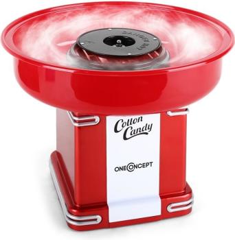 ONECONCEPT CANDYLAND 2, 500 W, CERVENY, RETRO PRISTROJ NA PRIPRAVU CUKROVEJ VATY, 10029386