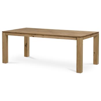AUTRONIC DS-F200 DUB Stůl jídelní 200x100x75 cm, masiv dub, povrchová úprava olejem