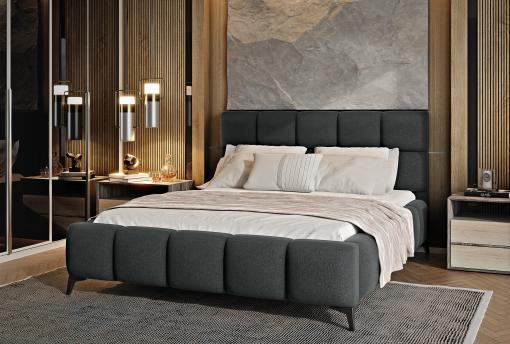 ELTAP POSTEL MIST 160X200, VERO 5, DARK GRAY, 22418