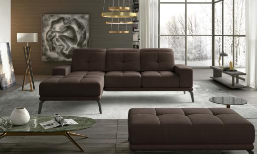 ELTAP ROHOVY TORRENSE + PUF, JASMINE 29, DARK BROWN, LEFT, 31091