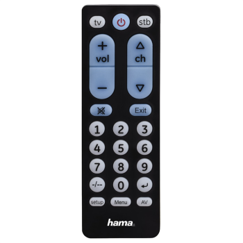 Hama univerzálny diaľkový ovládač Big Zapper, 2v1, kompaktný