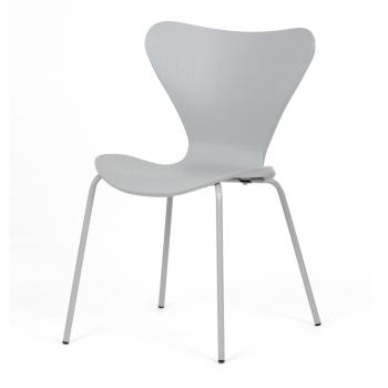 AUTRONIC CT-X7034 GREY Židle jídelní, šedý plast, čtyřnohá kvová podnož