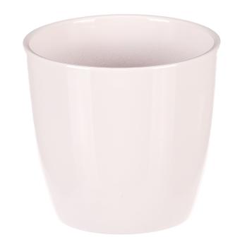 AUTRONIC OBA101 WT-M Obal na květiny - terakota, pr. 12 cm, barva bílá
