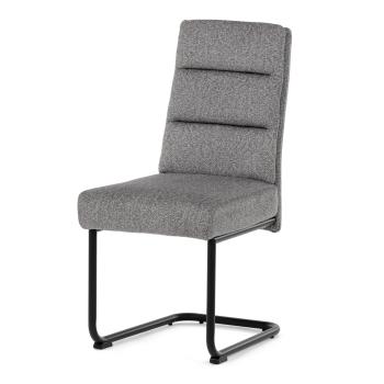 AUTRONIC DCL-P3107 SIL2 Židle jídelní, taštičkové pružiny v sedáku, madlo na opěráku, světle šedá lá