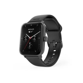 HAMA 178619 SMART HODINKY 6010, GPS, TELEF., VODE ODOLNE IP68/3 ATM, SIRI/GOOGLE ASSIST., CIERNE vystavený kus