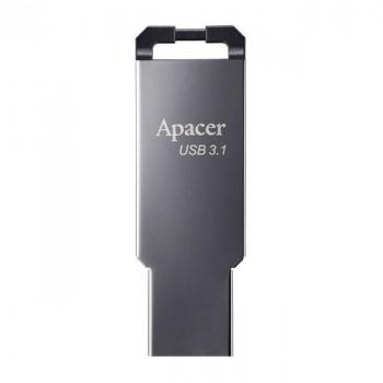 APACER USB FLASH DISK, USB 3.0, 64GB, AH360, STRIEBORNY, AP64GAH360A-1, S PUTKOM