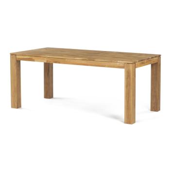 AUTRONIC DS-H180 DUB Jídelní stůl 180x90x75, masiv dub bílý, povrchová úprava olejem, nohy 10x10 cm