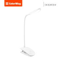 COLORWAY LED STOLNA LAMPA CW FLEXI S KLIPOM NA UCHYTENIE, BIELA (CW-DL04FCB-W) vystavený kus