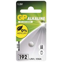 GP ALKALICKA BATERIA GOMBIKOVA LR41 (192F), 1KS BLISTER, B1392