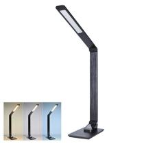 SOLIGHT WO59-B LED STOLNA LAMPICKA STMIEVATELNA, 8W, DISPLAY, ZMENA CHROMATICKOSTI, HLINIK, CIERNA vystavený kus