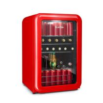 KLARSTEIN POPLIFE, CHLADNICKA NA NAPOJE, CHLADNICKA, 115 L, 0-10 C, RETRO DIZAJN, CERVENA, 10032751