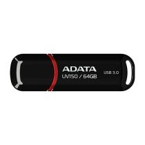 ADATA DASHDRIVE SERIES UV150 64 GB USB 3.0 FLASHDISK, SLIM, CIERNY