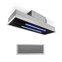 KLARSTEIN HIGH LINE, STROPNY DIGESTOR, 90 CM, 410 M3/H, 75 W, 3 UROVNE, CIERNY, 10033054 vystavený kus