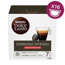 NESCAFE DOLCE GUSTO ESPRESSO INTENSO DECAFFEINATO 16KS vystavený kus