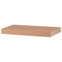 AUTRONIC P-023 BUK Polička nástenná 40 cm, MDF, 3D dekor prírodný buk, baleno v ochranej fólii