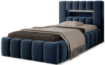 ELTAP POSTEL LAMICA 90X200 + DREVENY STOJAN /PODSTAVEC /KONTAJNER, NUBE 40, DARK BLUE, 22370