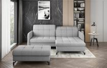 ELTAP ROHOVY LORELLE + POUF, GRANDE 81, GRAY, RIGHT, 27622