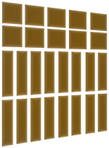 ELTAP QUADRATTA 120X195, MONOLITH 48, YELLOW, 62638