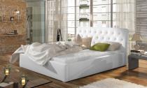 ELTAP MILANO 140X200 + KOVOVY STOJAN/PODSTAVEC/KONTAJNER, SOFT 17, WHITE, 28258