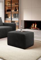 ELTAP SILLA PUF, LUKSO 10, BLACK, 29834