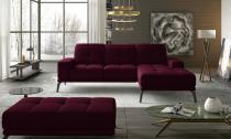 ELTAP ROHOVY TORRENSE + PUF, MAT VELVET 68, DARK PURPLE, RIGHT, 31166