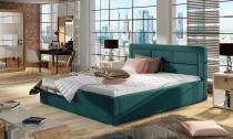 ELTAP ROSANO 140X200 + DREVENY KARKAS, MAT VELVET 75, BLUE, 30120
