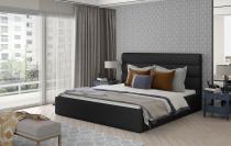 ELTAP CARAMEL 160X200 DREVENY KARKAS, SOFT 11, BLACK, 23643