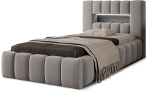 ELTAP POSTEL LAMICA 90X200 + DREVENY STOJAN /PODSTAVEC /KONTAJNER, NUBE 3, GRAY, 22363