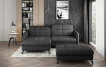 ELTAP ROHOVY LORELLE + POUF, DORA 96, DARK GRAY, LEFT, 27592