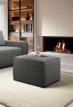 ELTAP SILLA PUF, FLORES 4, GRAY, 29817
