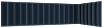 ELTAP QUADRATTA 210X90X60, MONOLITH 77, DARK BLUE, 62653