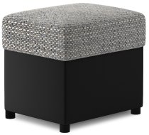 ELTAP POUF R2, BERLIN 01, SOFT 11, GRAY, 29542