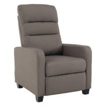 KONDELA TURNER RELAXACNE KRESLO, HNEDA