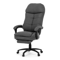 AUTRONIC KA-F1251 GREY2 Kancelářské křeslo, tmavě šedá látka, synchronní mechanismus, podnožka
